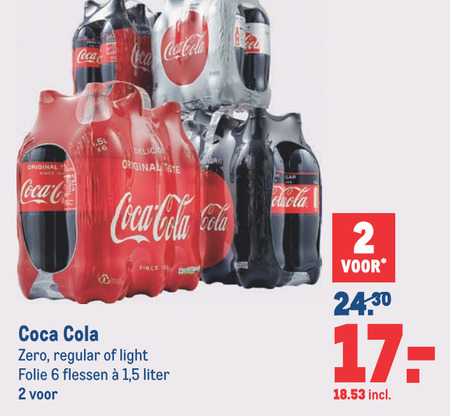 Coca-Cola   cola folder aanbieding bij  Makro - details