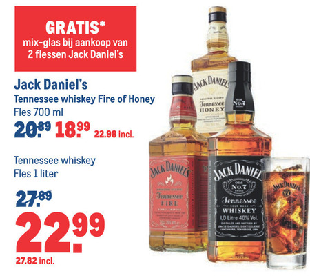 Jack Daniels   whisky folder aanbieding bij  Makro - details