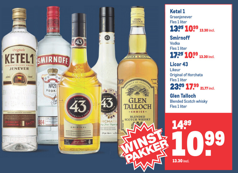 Glen Talloch   likeur, wodka folder aanbieding bij  Makro - details