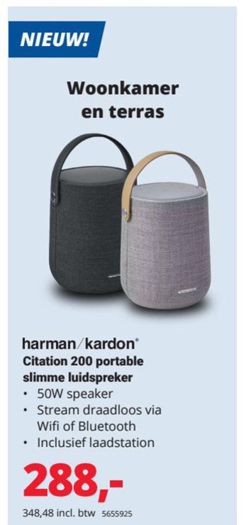 Harman Kardon   portable speakerset folder aanbieding bij  Office Centre - details