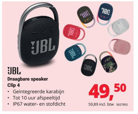 JBL   portable speakerset folder aanbieding bij  Office Centre - details