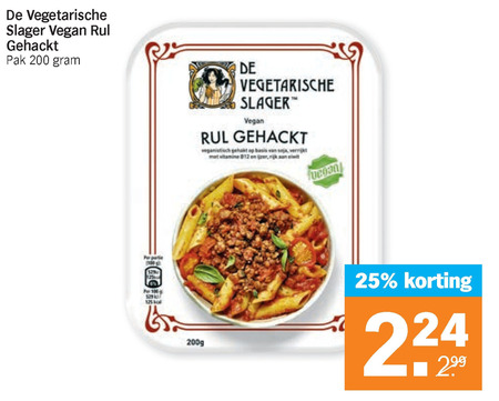 De vegetarische Slager   vegetarisch folder aanbieding bij  Albert Heijn - details