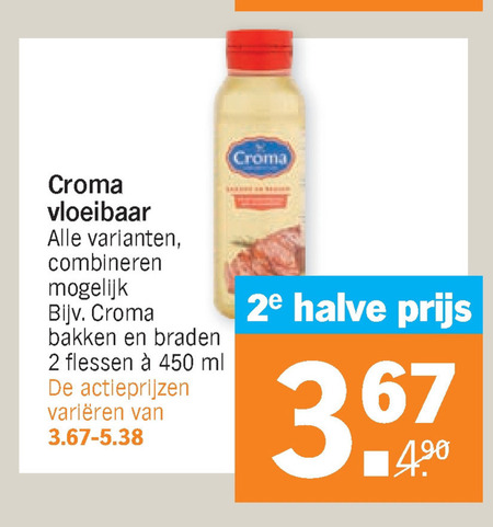 Croma   olie en vetten folder aanbieding bij  Albert Heijn - details