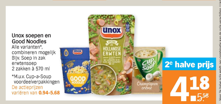 Cup a Soup   noodles, soep folder aanbieding bij  Albert Heijn - details