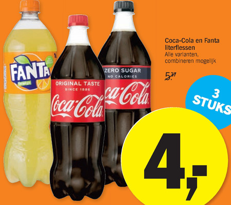 Coca-Cola   cola, frisdrank folder aanbieding bij  Albert Heijn - details