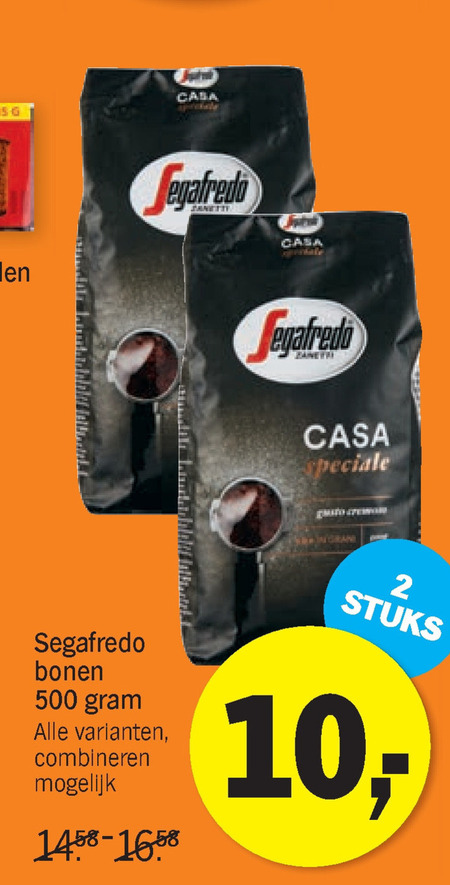 Segafredo   koffiebonen folder aanbieding bij  Albert Heijn - details