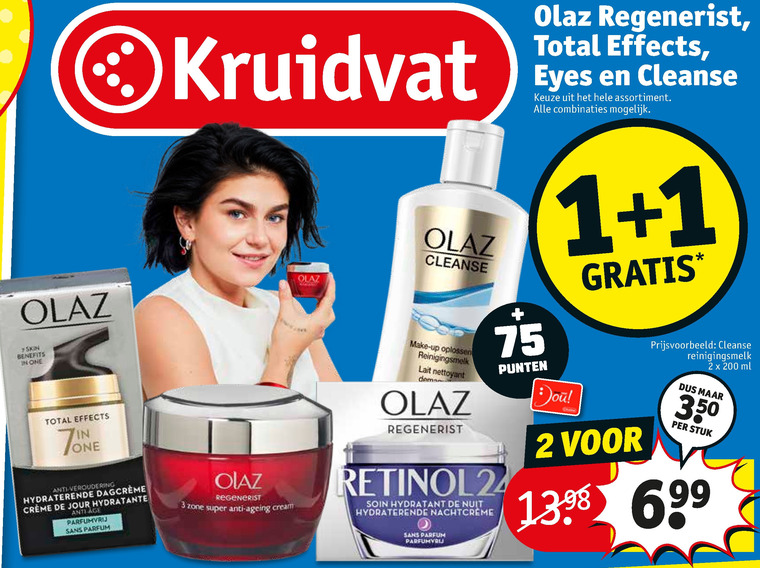 piloot Hoopvol bus Olaz dagcreme folder aanbieding bij Kruidvat - details