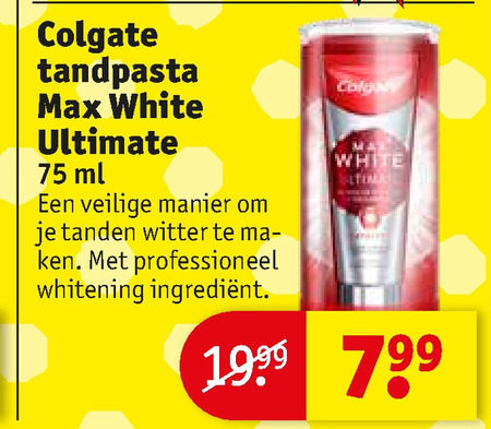 Colgate   tandpasta folder aanbieding bij  Kruidvat - details