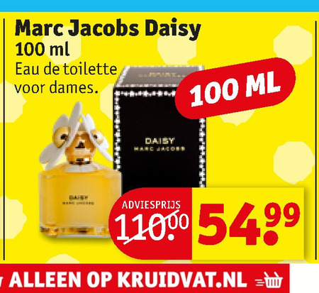 Marc Jacobs   eau de toilette folder aanbieding bij  Kruidvat - details