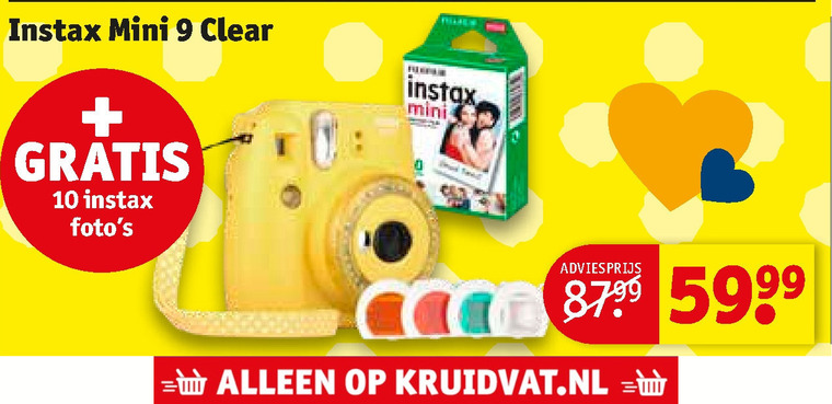 Enzovoorts stel je voor Vereniging Fujifilm instantfotocamera folder aanbieding bij Kruidvat - details