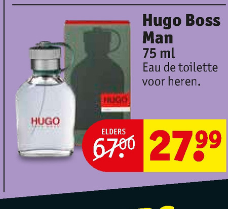 Kind Vertrouwen op corruptie Hugo Boss eau de toilette folder aanbieding bij Kruidvat - details