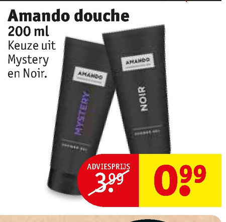 Amando   douchegel folder aanbieding bij  Kruidvat - details