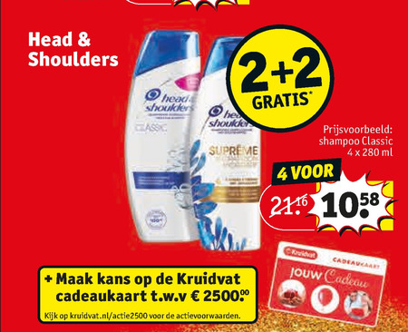 Head and Shoulders   shampoo folder aanbieding bij  Kruidvat - details