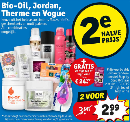 Jordan   tandenborstel, douchegel folder aanbieding bij  Kruidvat - details