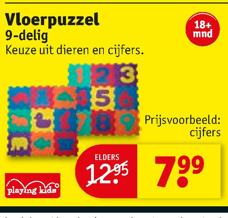 vloerpuzzel aanbieding Kruidvat - details