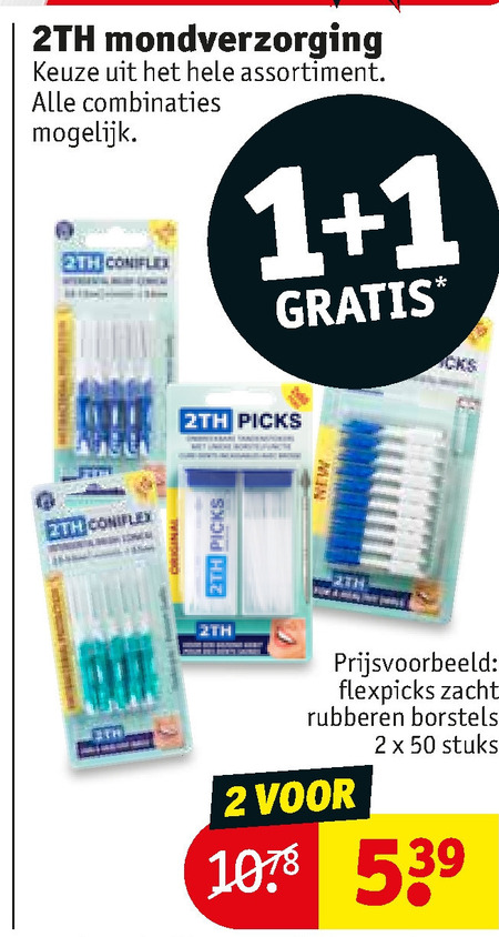 Super goed kom Smash 2TH tandenstokers folder aanbieding bij Kruidvat - details