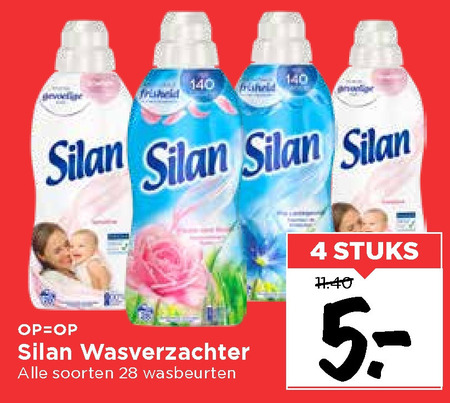 Silan   wasverzachter folder aanbieding bij  Vomar - details