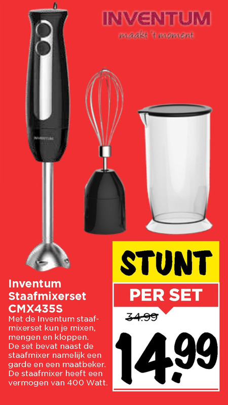 Inventum   staafmixer folder aanbieding bij  Vomar - details