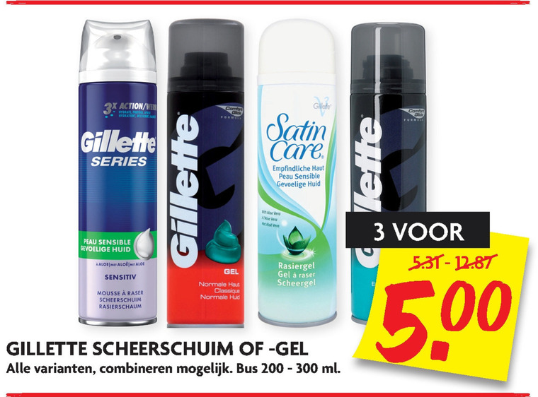 Nivea   scheerschuim, scheergel folder aanbieding bij  Dekamarkt - details