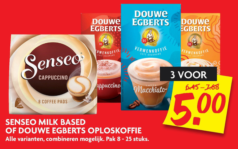 Douwe Egberts Senseo   oploskoffie, koffiepad folder aanbieding bij  Dekamarkt - details