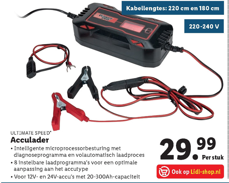 Ultimate Speed acculader folder aanbieding bij -