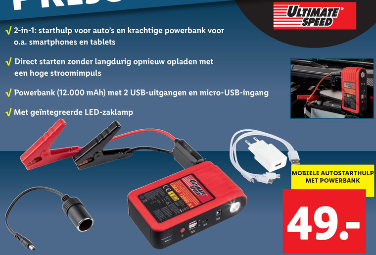 Ultimate Speed   starthulp folder aanbieding bij  Lidl - details