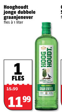 Hooghoudt   jenever folder aanbieding bij  Poiesz - details