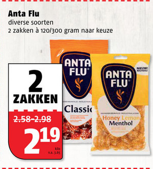 Anta Flu   snoep folder aanbieding bij  Poiesz - details