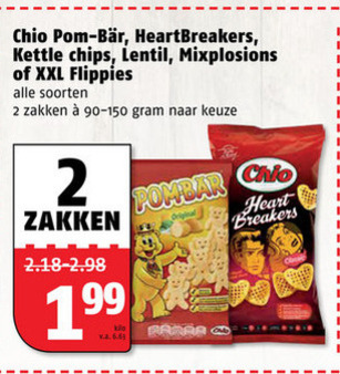 Chio   chips, zoutje folder aanbieding bij  Poiesz - details