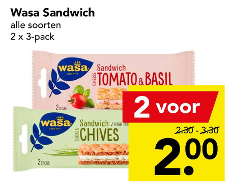 Wasa   knackebrod folder aanbieding bij  Deen - details