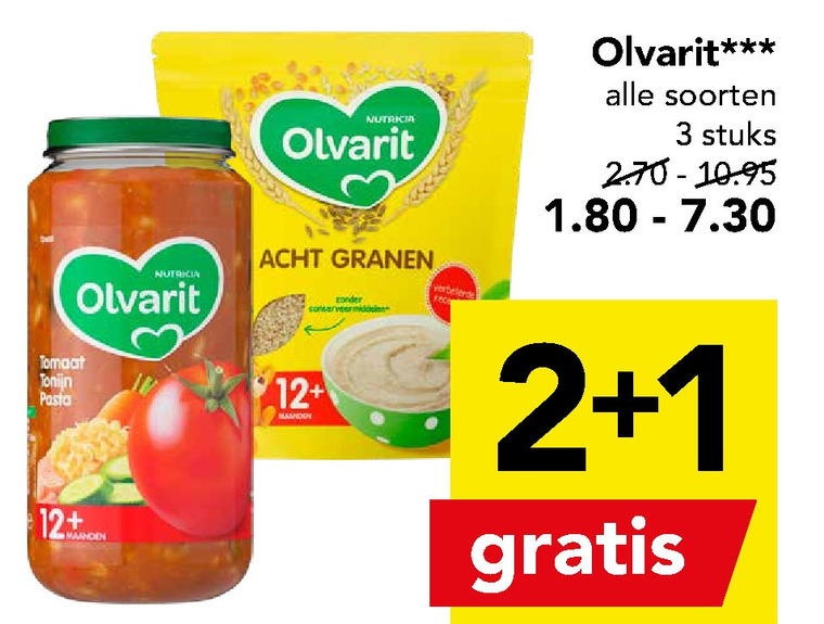 Olvarit   babyvoeding folder aanbieding bij  Deen - details