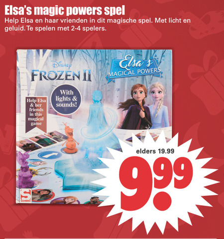 Disney Frozen   kinderspelletje folder aanbieding bij  Dirk - details