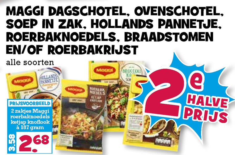 Maggi   soep, maaltijdmix folder aanbieding bij  Boons Markt - details