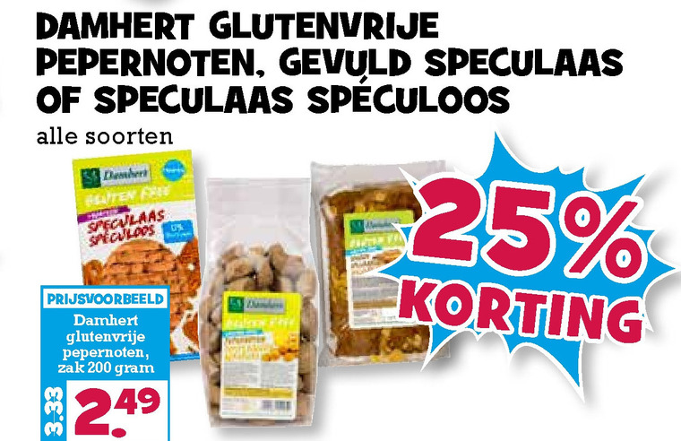 Damhert   glutenvrijassortiment folder aanbieding bij  Boons Markt - details