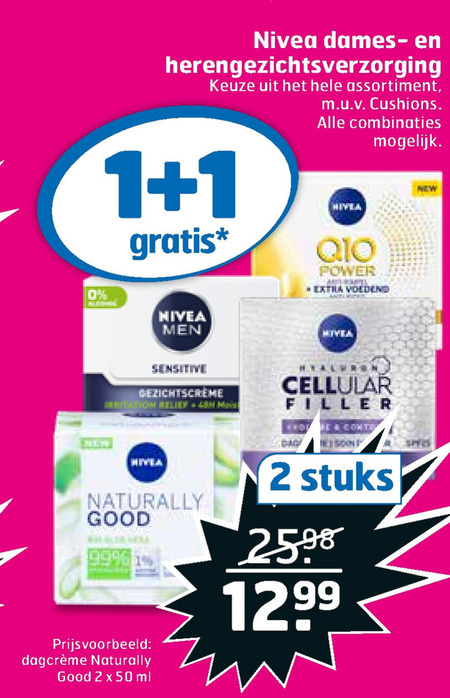 Nivea   nachtcreme, dagcreme folder aanbieding bij  Trekpleister - details