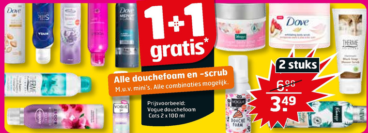 Axe   scrubcreme, douchegel folder aanbieding bij  Trekpleister - details