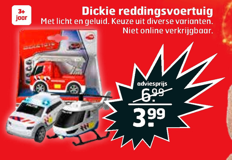 Dickie   miniatuur auto folder aanbieding bij  Trekpleister - details