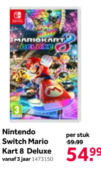 Super Mario Kart   Nintendo Switch spellen folder aanbieding bij  Intertoys - details