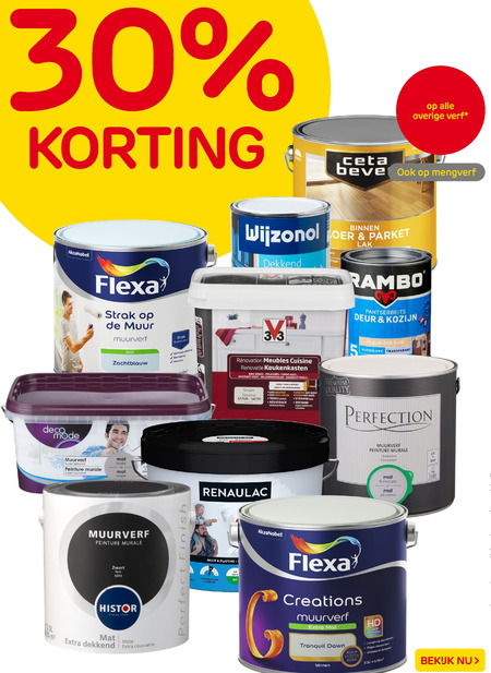 kralen filosoof droom Histor mengverf, muurverf folder aanbieding bij Praxis - details