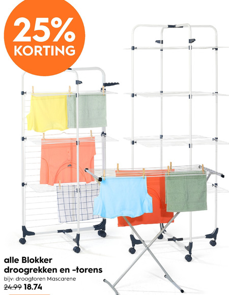 Blokker Huismerk   droogrek folder aanbieding bij  Blokker - details