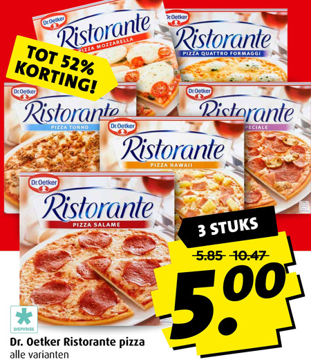 Dr Oetker   diepvriespizza folder aanbieding bij  Boni - details