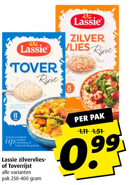 Lassie   rijst folder aanbieding bij  Boni - details