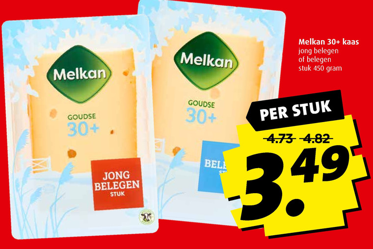 Melkan   kaas folder aanbieding bij  Boni - details