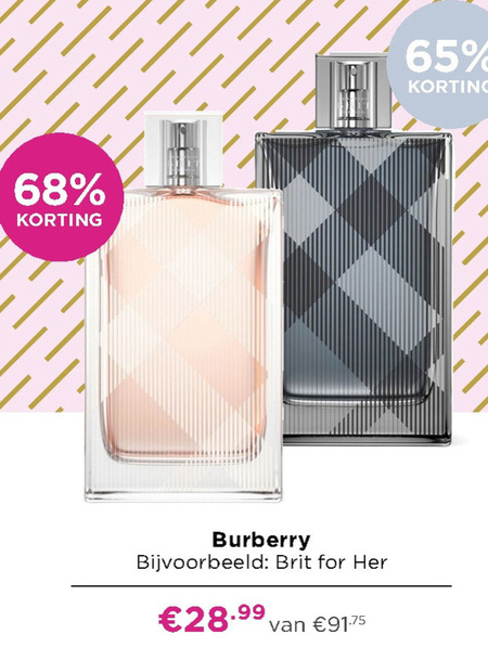 Burberry   eau de toilette folder aanbieding bij  Ici Paris XL - details