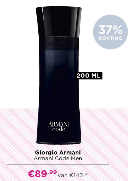 Giorgio Armani   eau de toilette folder aanbieding bij  Ici Paris XL - details