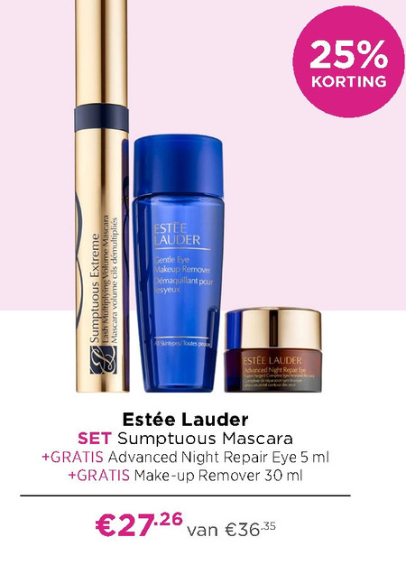 Estee Lauder   geschenkset folder aanbieding bij  Ici Paris XL - details