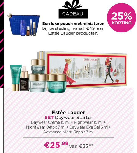 Estee Lauder   nachtcreme, dagcreme folder aanbieding bij  Ici Paris XL - details