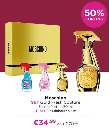 Moschino   parfum geschenkset folder aanbieding bij  Ici Paris XL - details