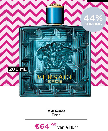 Versace   eau de toilette folder aanbieding bij  Ici Paris XL - details