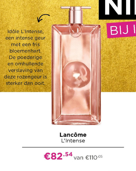 Lancome   eau de parfum folder aanbieding bij  Ici Paris XL - details